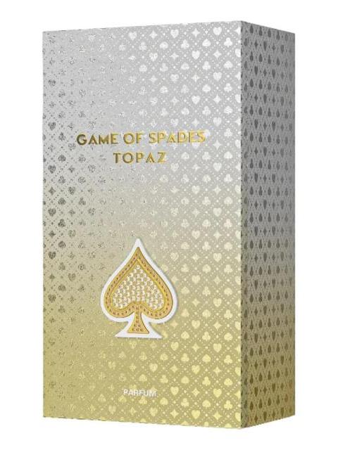 PERFUME JO MILANO GAME OF SPADES TOPAZ PARFUM 90ML AMADERADO FLORAL - Imagen 3