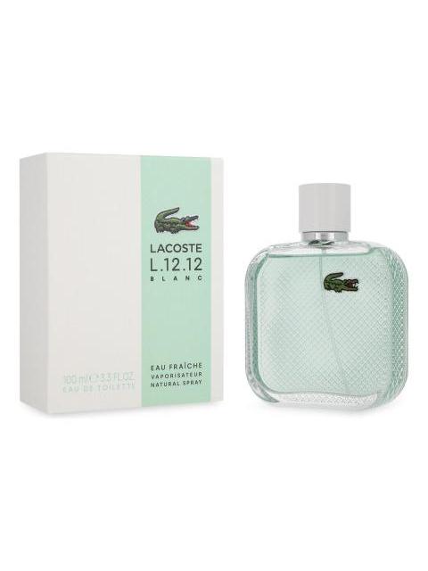 PERFUME LACOSTE L.12.12 BLANC EAU FRAICHE EDT 100ML HOMBRE - Imagen 3