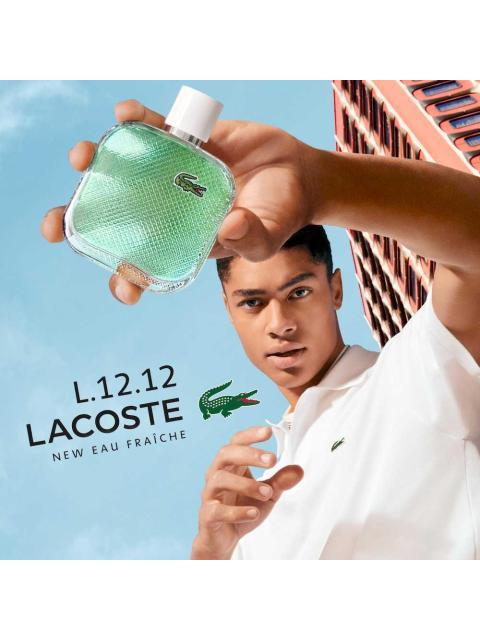 PERFUME LACOSTE L.12.12 BLANC EAU FRAICHE EDT 100ML HOMBRE - Imagen 7