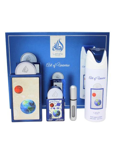 PERFUME LATAFFA PRIDE ART OF UNIVERSE SET 100ML + DESO+MINI - Imagen 4