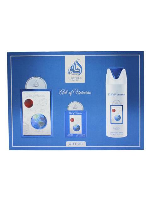 PERFUME LATAFFA PRIDE ART OF UNIVERSE SET 100ML + DESO+MINI - Imagen 5