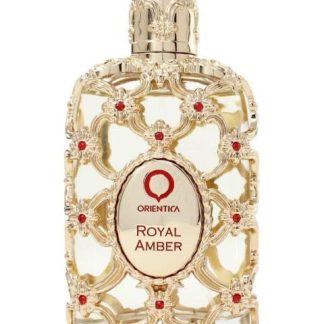 PERFUME LUXURY COLLECTION ROYAL AMBER TRADICIONAL 80ML FRAGANCIA ELEGANTE Y DURADERA UNISEX