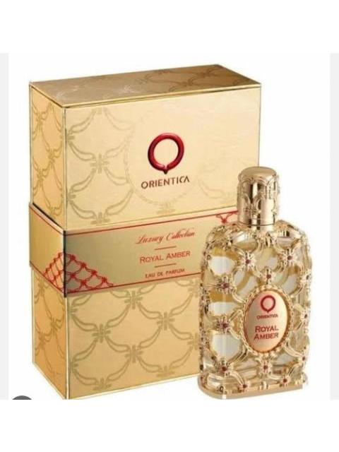 PERFUME LUXURY COLLECTION ROYAL AMBER TRADICIONAL 80ML FRAGANCIA ELEGANTE Y DURADERA UNISEX - Imagen 4