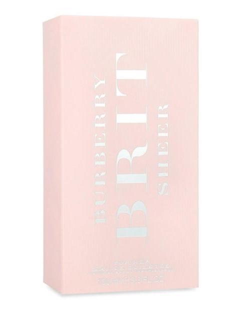 PERFUME BURBERRY BRIT SHEER MUJER EAU DE TOILETTE FLORAL 100ML - Imagen 4