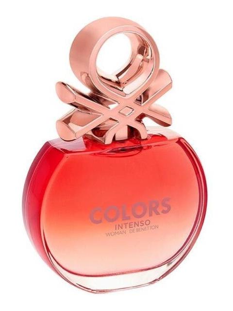 PERFUME MUJER COLORS WOMAN ROSE INTENSO EDP 80 ML BENETTON - Imagen 3