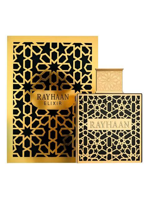 PERFUME RAYHAAN ELIXIR EAU DE PARFUM 100ML SPRAY ORIENTAL AMADERADO - Imagen 3