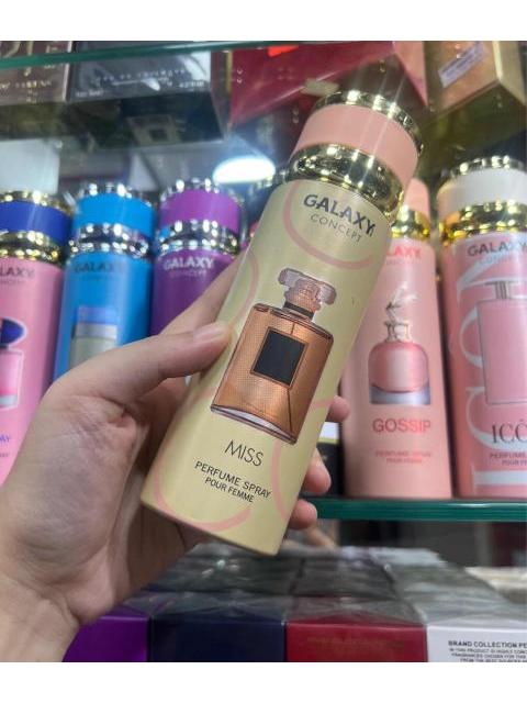 PERFUME SPLASH GALAXY CONCEPT MISS AMBAR FLORAL 200ML MUJER - Imagen 3