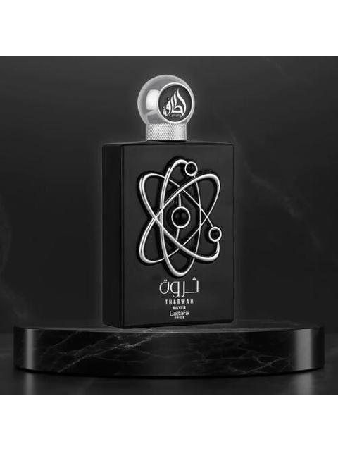 PERFUME THARWAH SILVER DE LATTAFA PARA HOMBRE EDP 100ML - Imagen 5