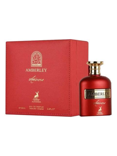 PERFUME UNISEX ALHAMBRA AMBERLEY AMOROSO 100ML FLORAL VEGANO