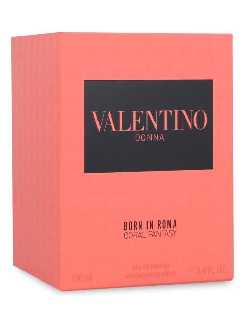 PERFUME VALENTINO CORAL FANTASY BORN IN ROMA FLORAL FRUTAL MUJER 100ML