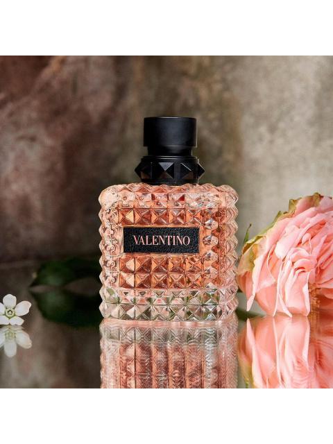 PERFUME VALENTINO CORAL FANTASY BORN IN ROMA FLORAL FRUTAL MUJER 100ML - Imagen 6