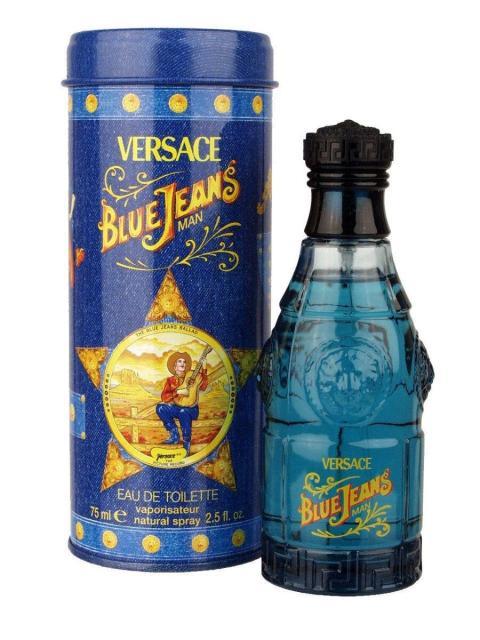 PERFUME VERSACE BLUE JEANS HOMBRE 75ML EDT SPRAY AROMATICO FOUGERE - Imagen 5
