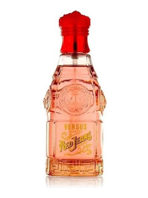 PERFUME VERSACE RED JEANS FLORAL FRUTAL ALMIZCLE EDT 75 ML SPRAY - Imagen 9