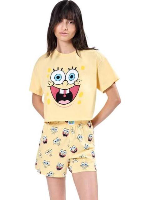 PIJAMA BOB ESPONJA AMARILLO BOB ESPONJA