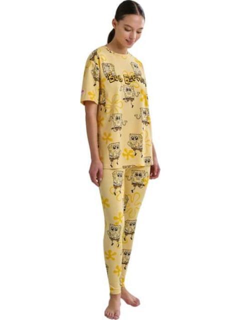 PIJAMA BOB ESPONJA AMARILLO BOB ESPONJA - Imagen 2