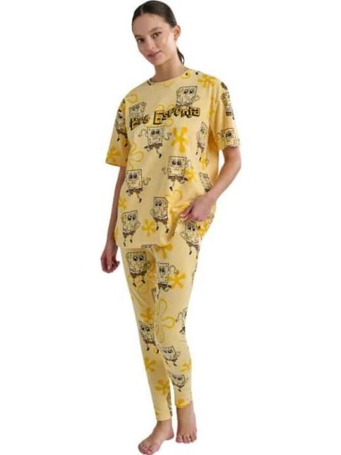 PIJAMA BOB ESPONJA AMARILLO BOB ESPONJA - Imagen 3