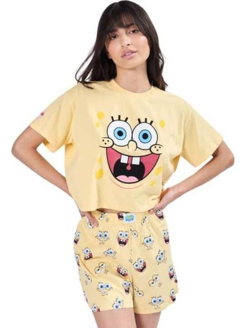 PIJAMA BOB ESPONJA AMARILLO BOB ESPONJA - Imagen 3