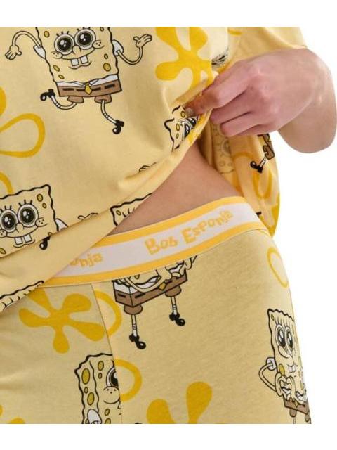 PIJAMA BOB ESPONJA AMARILLO BOB ESPONJA - Imagen 6