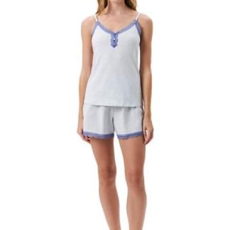 PIJAMA CON SHORT AZUL LOVE TO LOUNGE