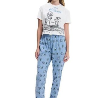 PIJAMA LA DAMA Y EL VAGABUNDO BLANCO DISNEY CLASSICS