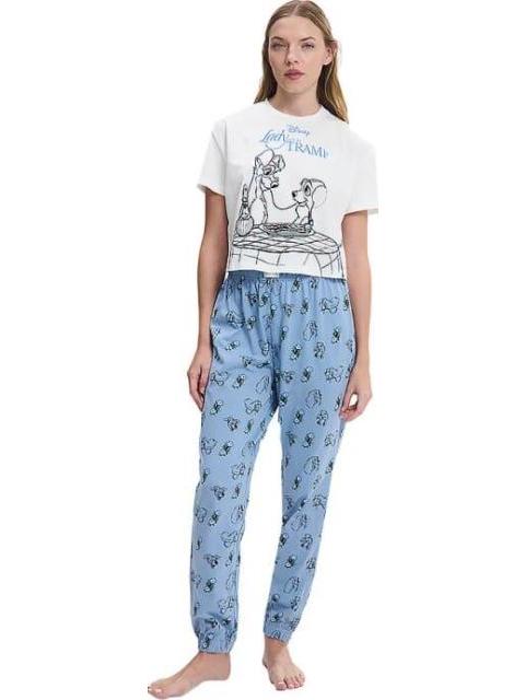 PIJAMA LA DAMA Y EL VAGABUNDO BLANCO DISNEY CLASSICS