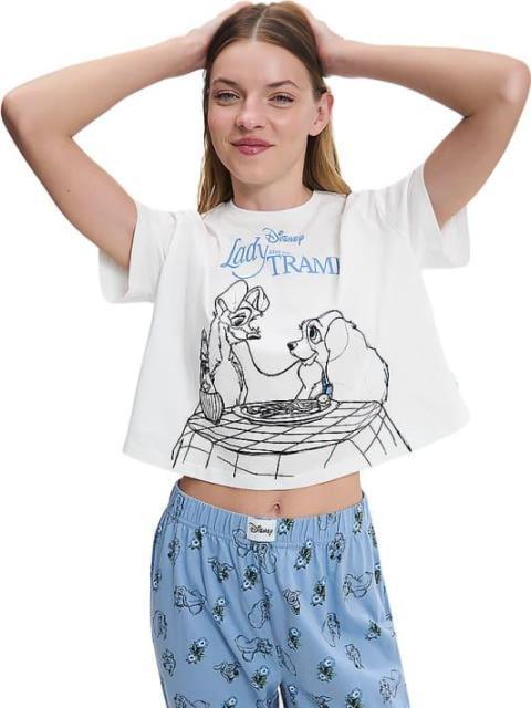 PIJAMA LA DAMA Y EL VAGABUNDO BLANCO DISNEY CLASSICS - Imagen 4