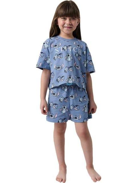 PIJAMA STITCH AZUL DISNEY