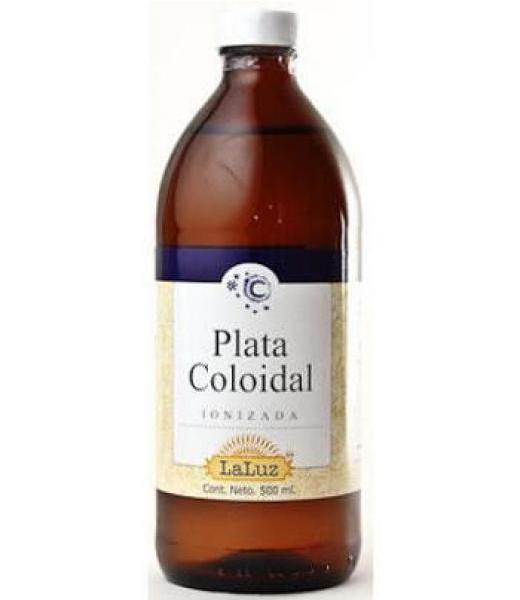 PLATA COLOIDAL IONIZADA LA LUZ 500 ML PRODUCTOS LA LUZ