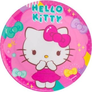 PLATO MELAMINA MULTICOLOR HELLO KITTY
