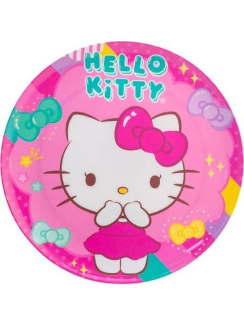 PLATO MELAMINA MULTICOLOR HELLO KITTY