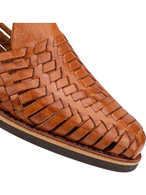 SANDALIA CASUAL HUARACHE ARTESANAL CAFE KAFE - Imagen 3