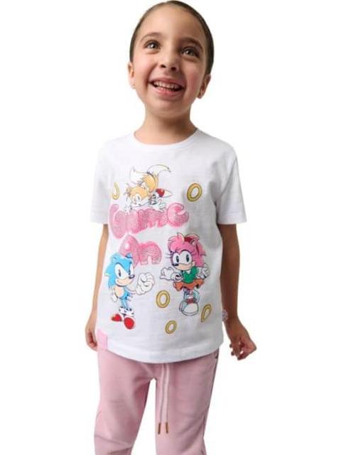 PLAYERA AMY SONIC BLANCO SONIC