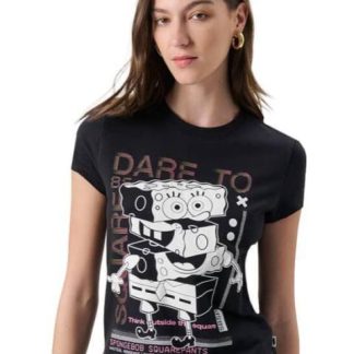 PLAYERA BOB ESPONJA NEGRO BOB ESPONJA