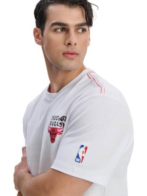 PLAYERA BULLS BLANCO NBA - Imagen 4