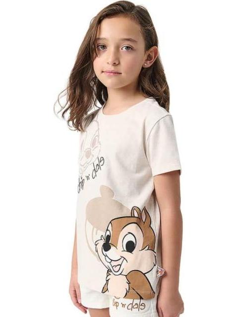 PLAYERA CHIP Y DALE BEIGE DISNEY - Imagen 2