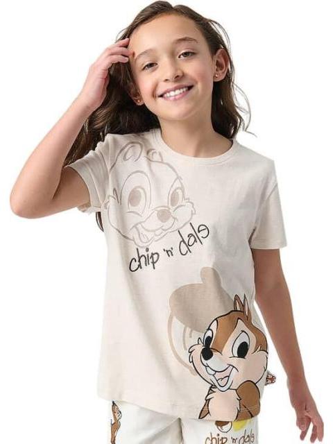 PLAYERA CHIP Y DALE BEIGE DISNEY - Imagen 4