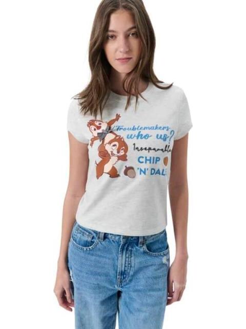 PLAYERA CHIP Y DALE GRIS DISNEY