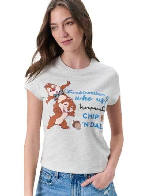 PLAYERA CHIP Y DALE GRIS DISNEY - Imagen 3