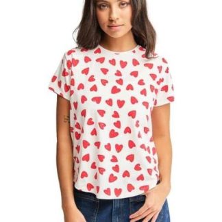 PLAYERA CORAZONES BICOLOR HOLLY LAND