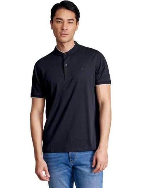 PLAYERA CUELLO MAO NEGRO HPC POLO