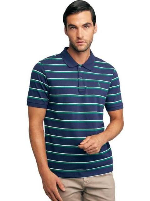 PLAYERA CUELLO POLO MANGA CORTA AZUL MARINO HPC POLO - Imagen 4