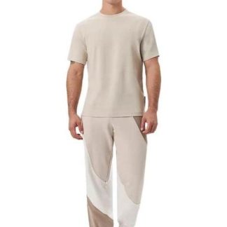 PLAYERA CUELLO REDONDO BEIGE HARD SODA
