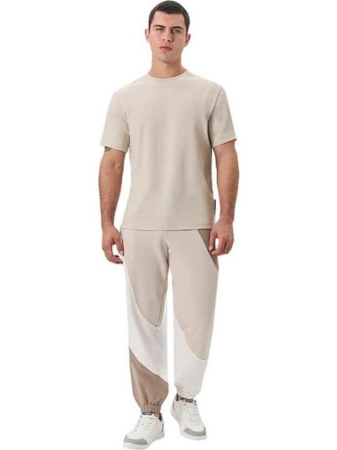 PLAYERA CUELLO REDONDO BEIGE HARD SODA