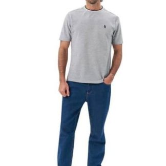 PLAYERA CUELLO REDONDO GRIS HPC POLO