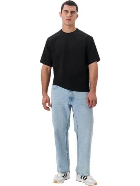 PLAYERA CUELLO REDONDO NEGRO HARD SODA