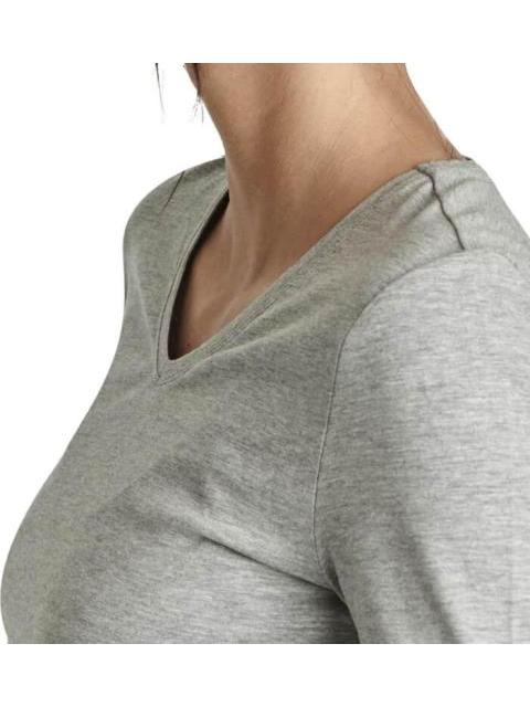 PLAYERA CUELLO V MANGA LARGA GRIS HOLLY LAND - Imagen 5