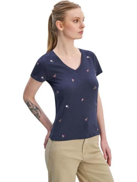 PLAYERA DAMA AZUL MARINO HOLLY LAND - Imagen 4