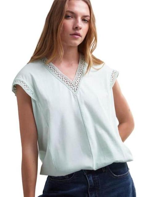 PLAYERA DAMA AZUL MENTA HOLLY LAND - Imagen 2