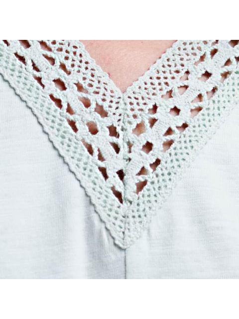 PLAYERA DAMA AZUL MENTA HOLLY LAND - Imagen 5