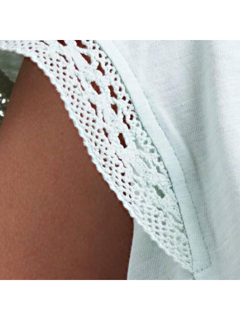 PLAYERA DAMA AZUL MENTA HOLLY LAND - Imagen 6
